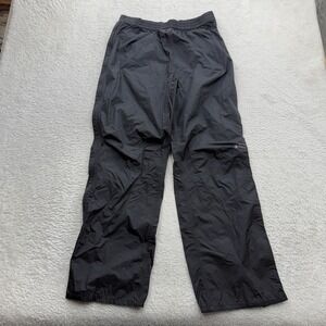 Eastern Mountain Sports Mens Black Nylon Ripstop Rain Hiking Pants Small Short